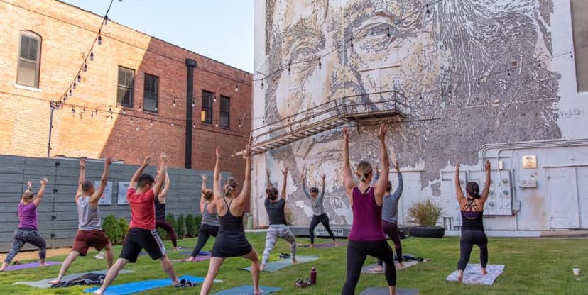 Fort Smith Park yoga