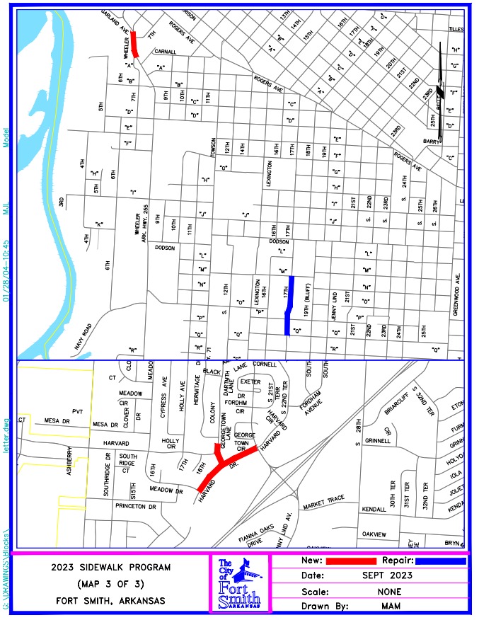 2023 Sidewalk Program Map 3 of 3