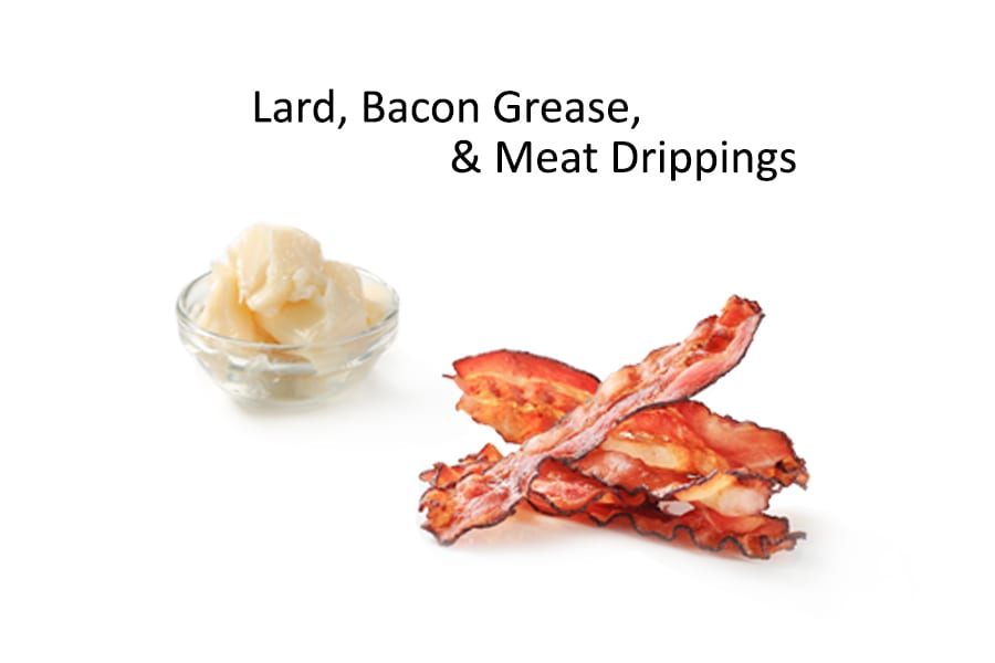 Lard, bacon grease, meat drippings